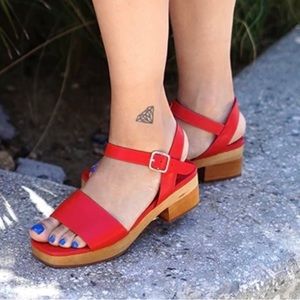 Charlotte Stone Allie in Bold Red - Size 9